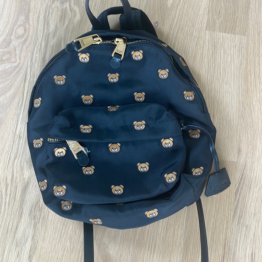 Moschino Milano Bear Backpack